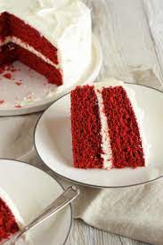 Gather and measure out all of. Red Velvet Cake Mit Cream Cheese Frosting Rezeptebuch Com