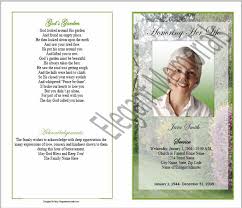 Sample Funeral Program Funeral Programs Sample Funeral Program Memorial Program