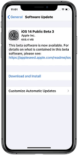 Ios 14 Public Beta 3 Download Now Available For Iphone And More Iphone In Canada Blog