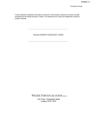 Hedge funds are dumping white mountains insurance group ltd (wtm). Management Warranty Deed Dated White Mountains Insurance Group Ltd Business Contracts Justia