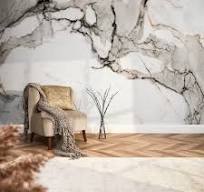 Statuario Marble Mural in Grey Tones – I Love Wallpaper