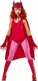 Amazon.com: Rubie's Disfraz de bruja escarlata de Marvel Vision Wanda para  mujer, como se muestra, talla L : Ropa, Zapatos y Joyería