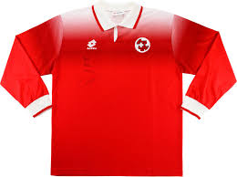 Shop the best home, away and third switzerland kits & shirts. 1996 98 Switzerland Signed Match Issue Home L S Shirt 4 Classic Retro Vintage Football Shirts