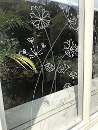 Botanische Blumen Fenster Zeichnen Diy Print Fur Ihr Fenster Etsy Window Art Window Drawing Diy Prints