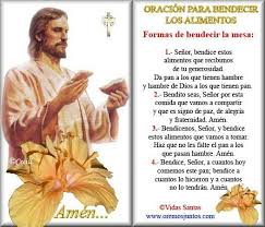 Oracion Para Bendecir Los Alimentos Oracion Para Dar Gracias Oracion Para Los Alimentos Oraciones