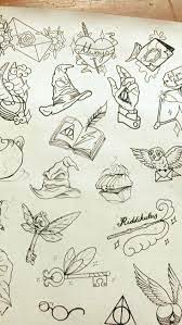 33 Ideas Drawing Tattoo Sketches Harry Potter Harry Potter Tattoos Tattoos Zeichnen Tatowierungen