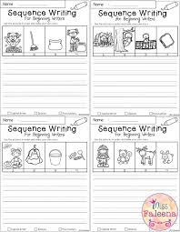 October Sequence Writing Contains 30 Pages Of Narrative Prompts Worksheets Students Will Observe The Pictures Sequence Writing Writing Center Writing Skills