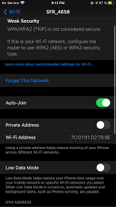 If the wifi signal is weak, check if the wifi driver needs to be updated. Ios 14 Weak Security Wifi Apple Community