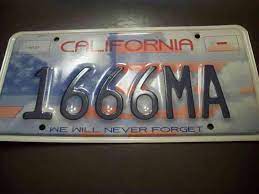 Check spelling or type a new query. A Mint 2006 California Sept 11 Memorial Flag License