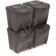 Easy for beginners, powerful for experts. Prook770 Sorting Waste Bins 4 X 25l Ph Gr Waste Bin Alzashop Com