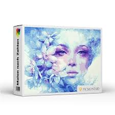 Landschaft diy öl acryl malerei set malen nach zahlen erwachsene kinder anfänger. Diy Malen Nach Zahlen Set Fur Erwachsene Die Blaue Eiskonigin Picmondoo