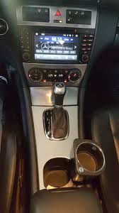 Mercedes W203 C230 2005 Gear Consol Audio System Navigation Radio Mercedes Benz C230 Kompressor Sport 2005 W203 Cup Holder Luxury Car