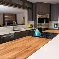 Hardwood Reflections Unfinished Birch 6 Ft L X 39 In D X 1 5 In T Butcher Block Island Countertop Bbct1502574 The Home Depot