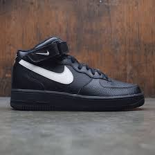 Black And White Nike Air Force 1 Mens Nike Men Air Force 1 Mid 07 Black Sail Nike Men Nike Air Force 1 Mid
