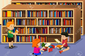A Vector Illustration Of Kids Reading A Book In The Library Royalty Free Cliparts Vectors And Stock Illustration Image 20923584