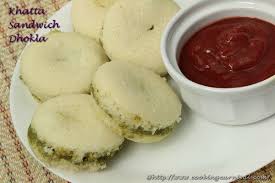 Khatta Sandwich Dhokla Cookingcarnival Com Recipe Dhokla Dhokla Recipe Savory Snack Recipes