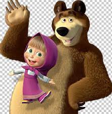 Masha And The Bear Educational Games Animation Child Png Clipart Animaccord Animation Studio Animals Animation Bear Birthday Kartun Seni Animasi Stensil