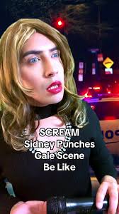 Scream Sidney Punches Gale Scene Recreation