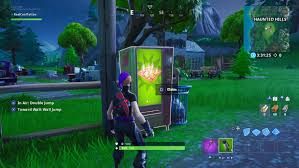 Noticeable while gliding, should cause no troubles to get to it. Fortnite Spray A Fountain A Junkyard Crane And A Vending Machine Locations Gamez