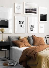 Dear Bed I Love You No1 Poster Wanddekor Schlafzimmer Schlafzimmer Wand Galeriewand Schlafzimmer