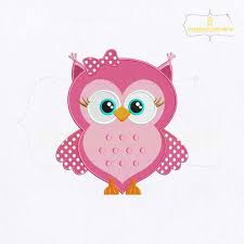 Download Cute Pink Baby Owl Embroidery Design Royalembroideries