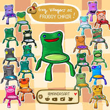 All Frog Villagers As Froggy Chair Animalcrossing In 2020 Animal Crossing Memes New Animal Crossing Animal Crossing
