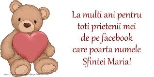 Sfanta Maria La Multi Ani Pentru Toti Prietenii Mei De Pe Facebook Care Poarta Numele Sfintei Maria Winnie The Pooh Happy Pooh