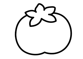 Dibujo Tomate Para Colorear