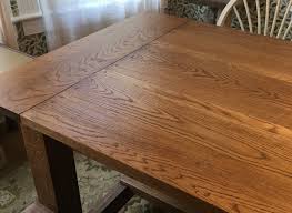 This fresh new take on the classic farmhouse design is constructed from solid mahogany in a rich brown. White Oak Farmhouse Table Ana White