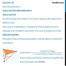 A Scale Drawing Of An Object Is The Same Shape As The Object But A