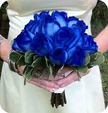 Shop matching bridal bouquets, corsages, boutonnieres & blue wedding decorations. Cleverweddingideas Com Blue Rose Bouquet Rose Wedding Bouquet Rose Bridal Bouquet