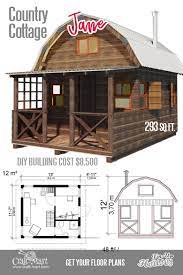When building a home out of logs, you can be confident your house will be easy on the eyes. Cute Small Cabin Plans A Frame Tiny House Plans Cottages Containers Craft Mart