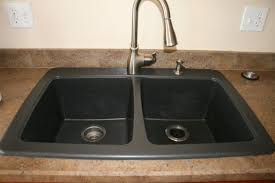 black granite composite sink cleaning