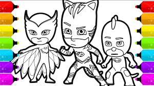 My girls wanted to color pj masks images so i drew some, and now you can color those pages as well. Pj Masks Coloring Pages How To Draw Catboy Gekko And Owlette Youtube