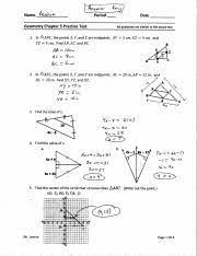 Based on the position of b'c', shown in the figure, the coordinates of al are if m bc rotates 90 counterclockwise around point 47.5) to form triangle aa' b'c', the coordinates of a are m. Geometry Chapter 5 Practice Test Answer Key Course Hero