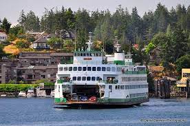 Washington State Ferry At Friday Harbor San Juan Islands Wa Usa San Juan Islands Washington Camping In Washington State Washington Travel