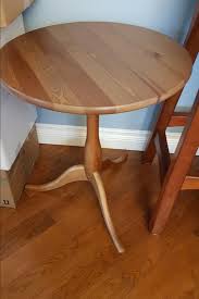 Features a round top and base, a modern design engineered by blu dot. Two Ikea Round End Tables