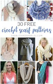 Maybe you would like to learn more about one of these? 30 Crochet Scarf Patterns Dabbles Babbles