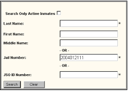 Jso Inmate Information Search Help