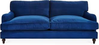 One Kings Lane One Kings Lane Sherlock Velvet Sofa Royal Blue Blue Sofa Royal Blue Sofa Velvet Sofa