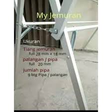 Selain lebih murah, hasilnya akan tampak eksklusif karena tidak. Promo Jemuran Baju Dinding Anak Aluminium Lipat Stainless Mini Minimalis Kreatif Murah175x85x150 Shopee Indonesia