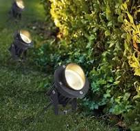 Commercial Electric Line Voltage Bronze LED Landscape Flood ...