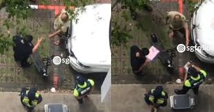 'mat rempit ' buat aksi 'superman' kena tahan. Uncle Kena Caught For Pmd Offences Shouts You Want To Saman You Saman Nestia