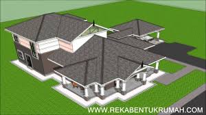 Pelan rumah banglo terkini design rumah terkini mp3 & mp4. Pelan Rumah E2 02 Pelan Rumah Banglo 2 Tingkat 5 Bilik 4 Bilik Air Youtube