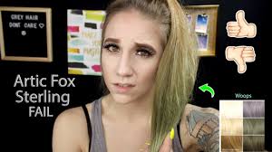 I tried to dye my hair silver