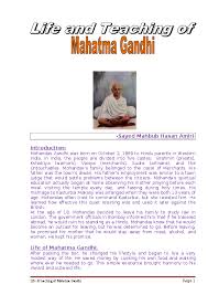 He is the icon of indian freedom. Doc Life Teaching Of Mahatma Gandhi Sayed Mahbub Hasan Amiri Academia Edu