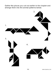In this project, you'll make a tangram puzzle using printable patterns with puzzles in two sizes. Printable Reusable Tangram Puzzle Childrens Educational Workbooks Books And Free Worksheets