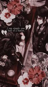 Overall rating of black sebastian anime butler art screen lock is 4,2. Black Butler Aesthetic Wallpaper