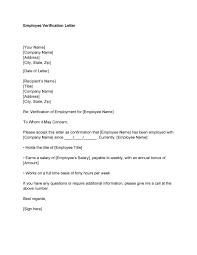 Download our free and customizable template to include details about compensation and benefits in your official letter of offer of employment. 40 Proof Of Employment Letters Verification Forms Samples