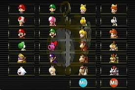 All you need to do is beat the 100cc special cup to unlock your mii. Mario Kart Wii Wii